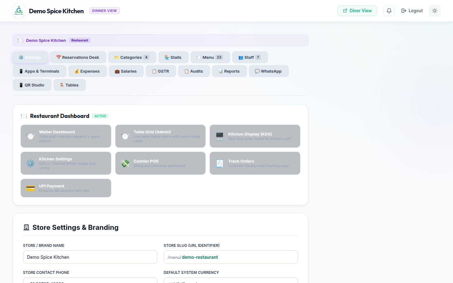 Admin Dashboard