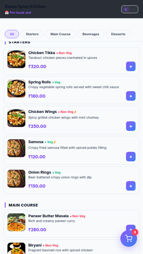 Restaurant QR